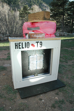 PV waterheater front view